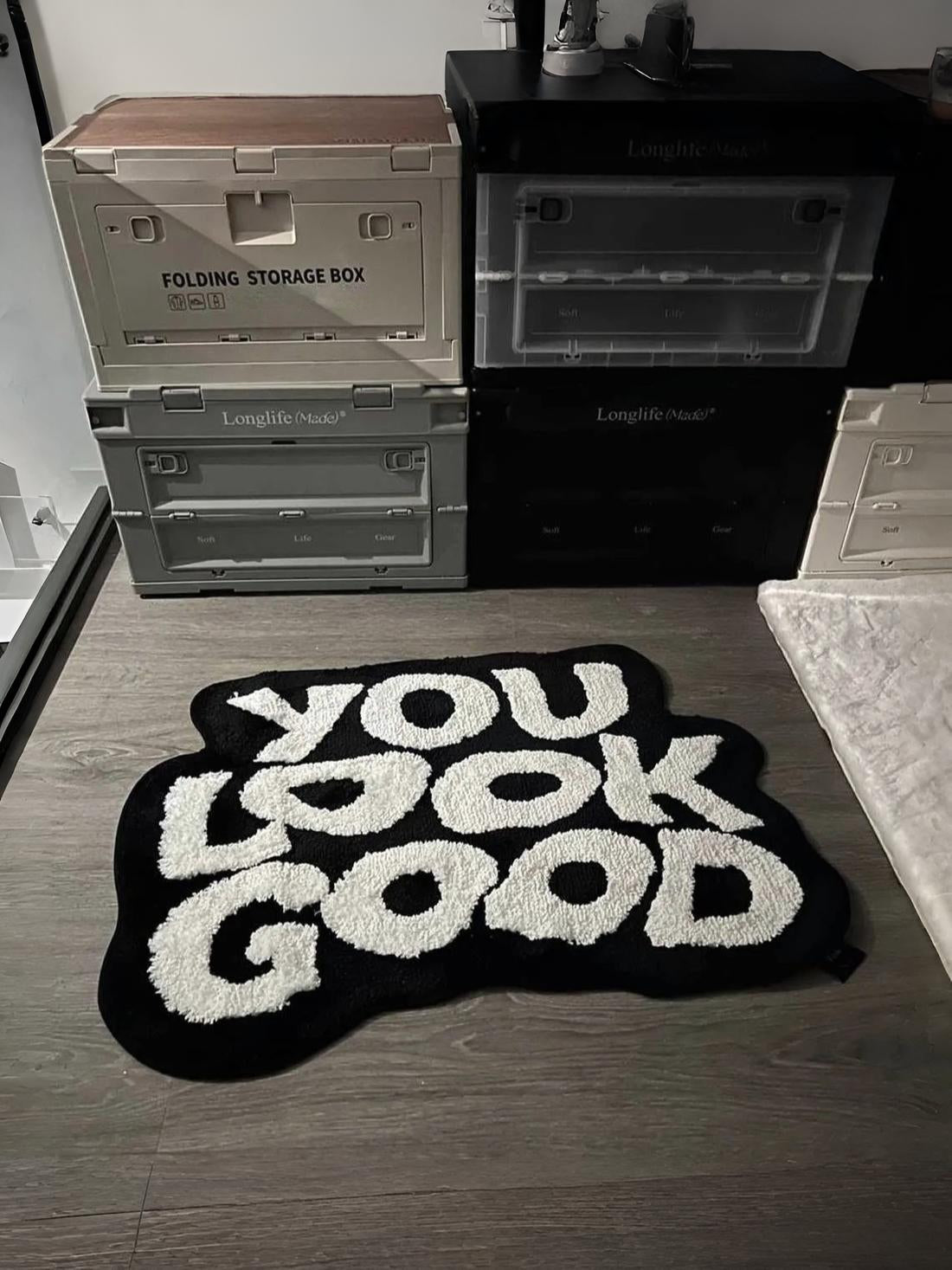 "You Look Good" Rug