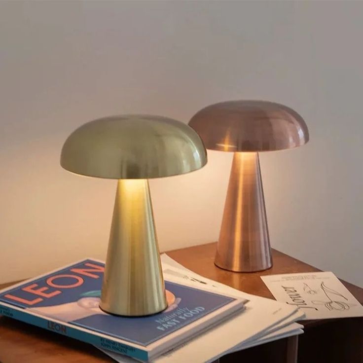 Chrome Mushroom Lamp