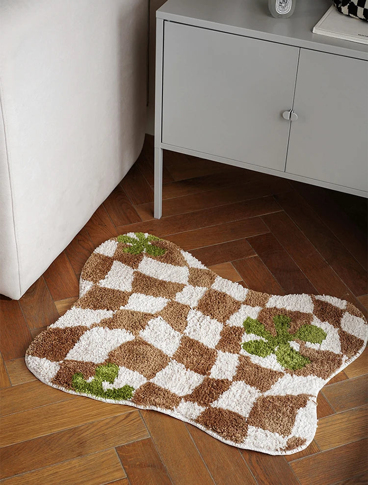 Organic Checker Rug