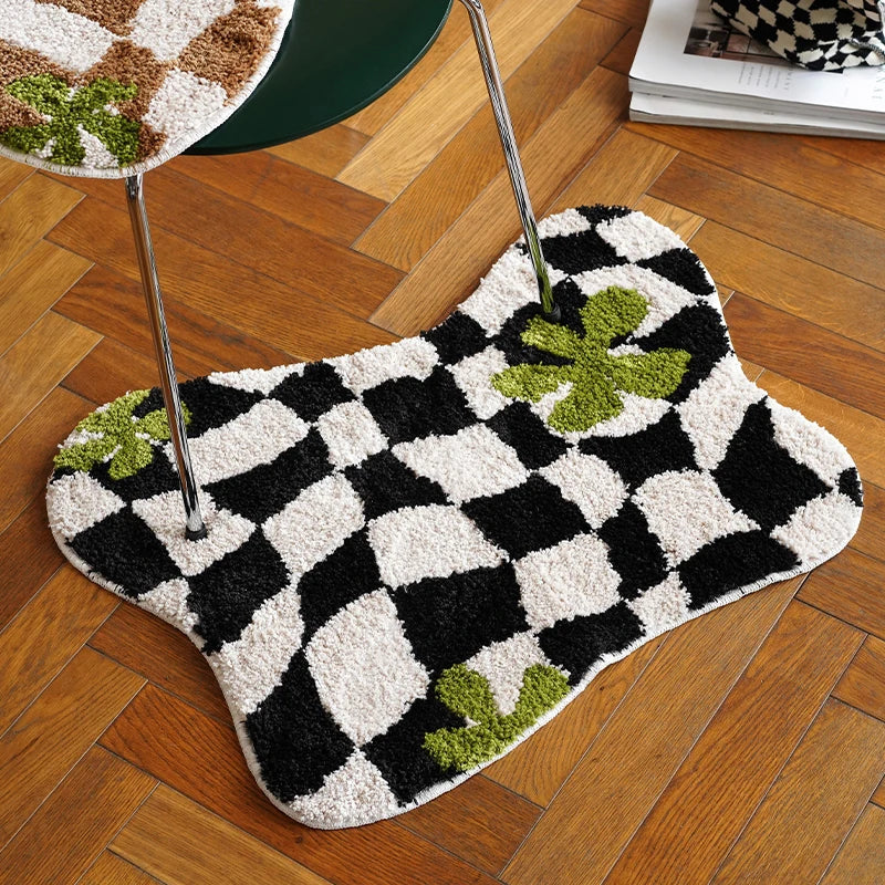 Organic Checker Rug
