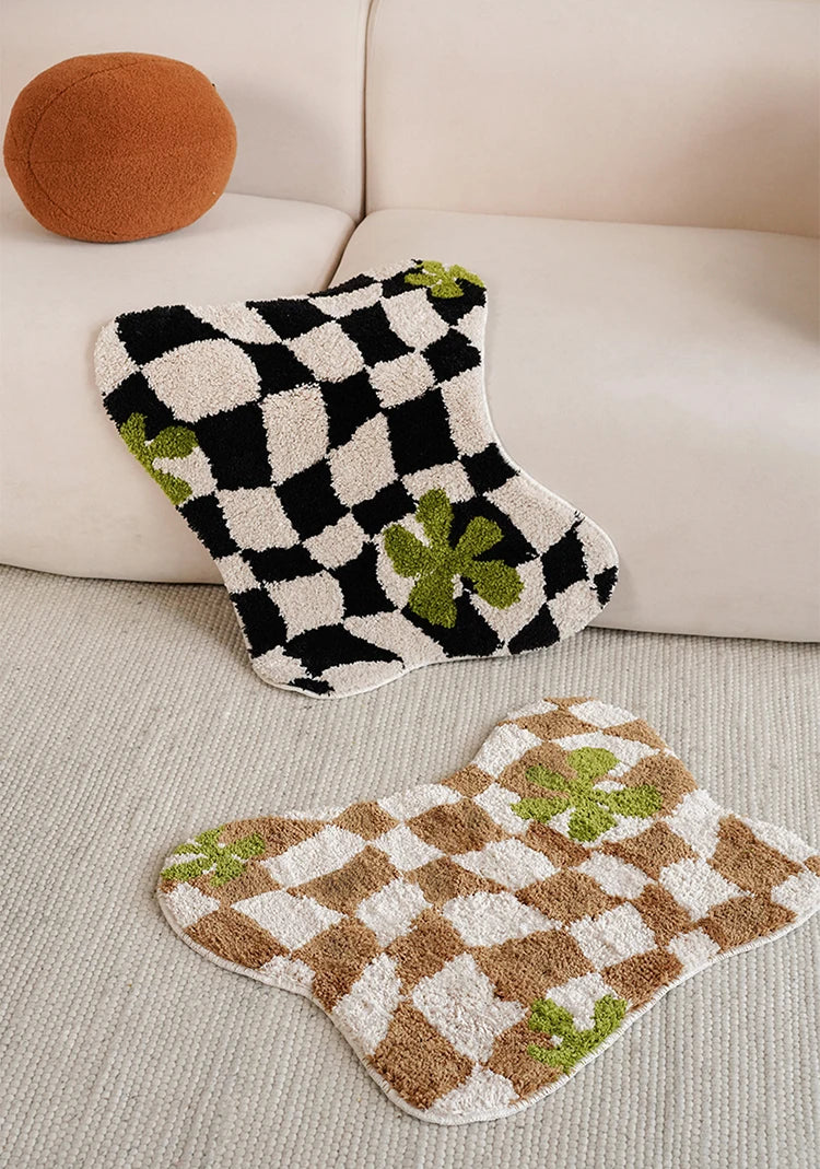 Organic Checker Rug