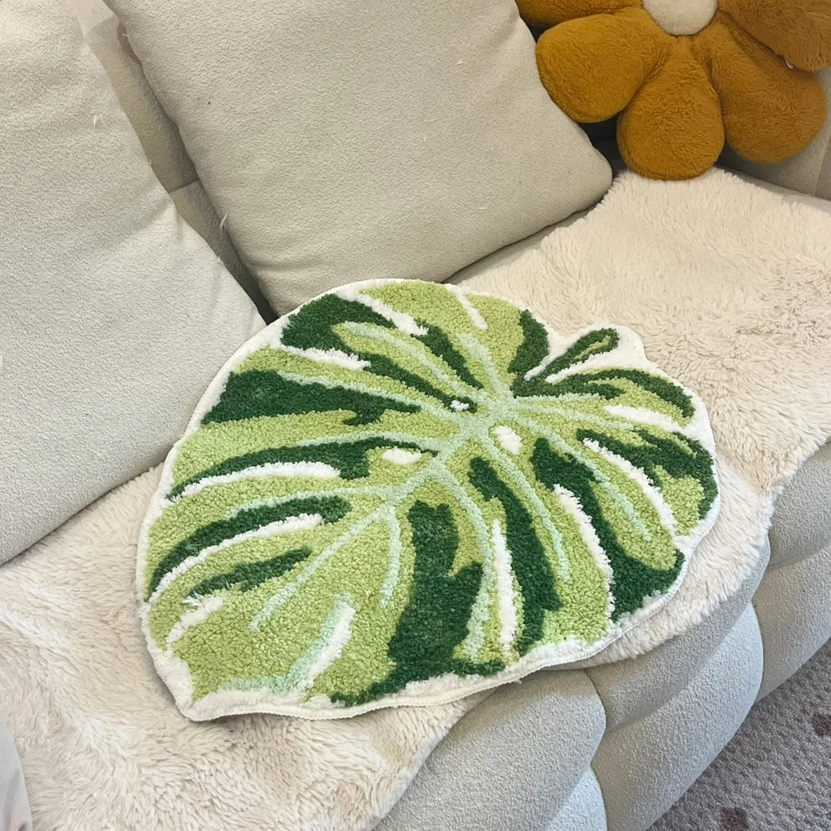 Monstera Leaf Rug
