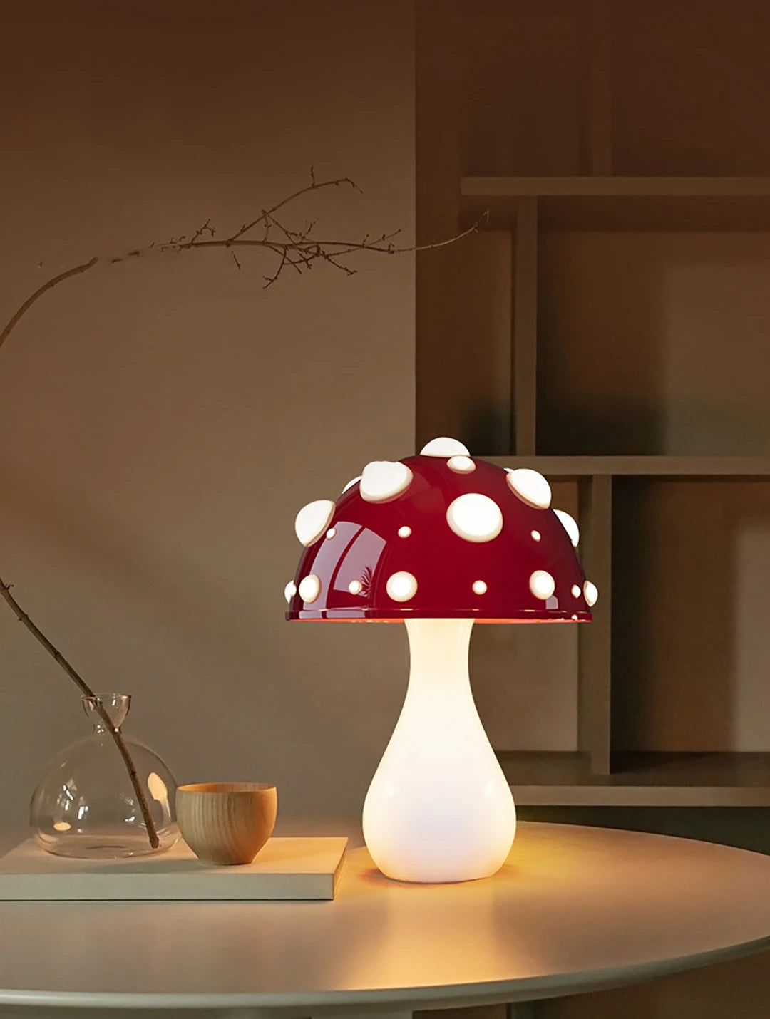 Amanita Mushroom Lamp