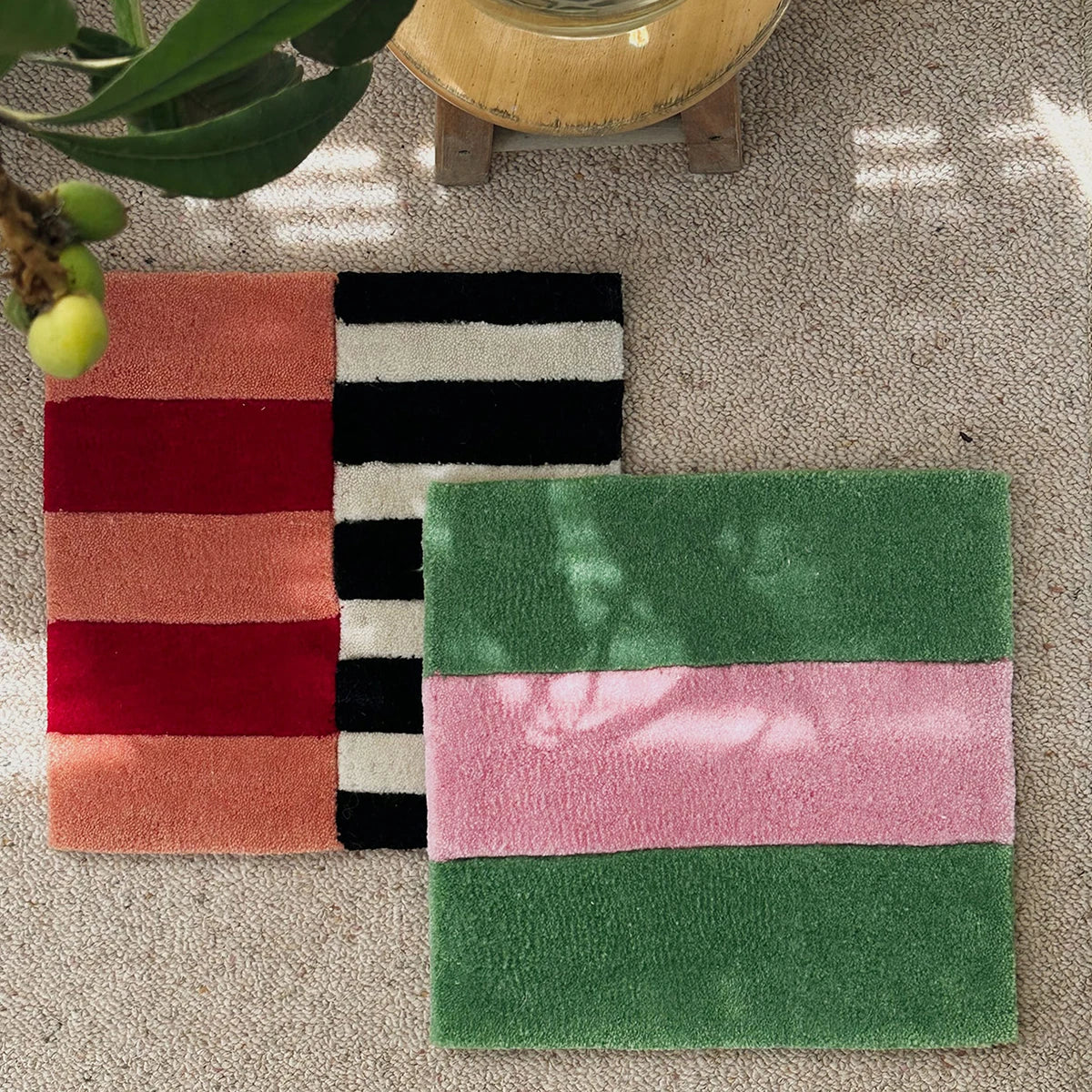 Square Abstract Rugs