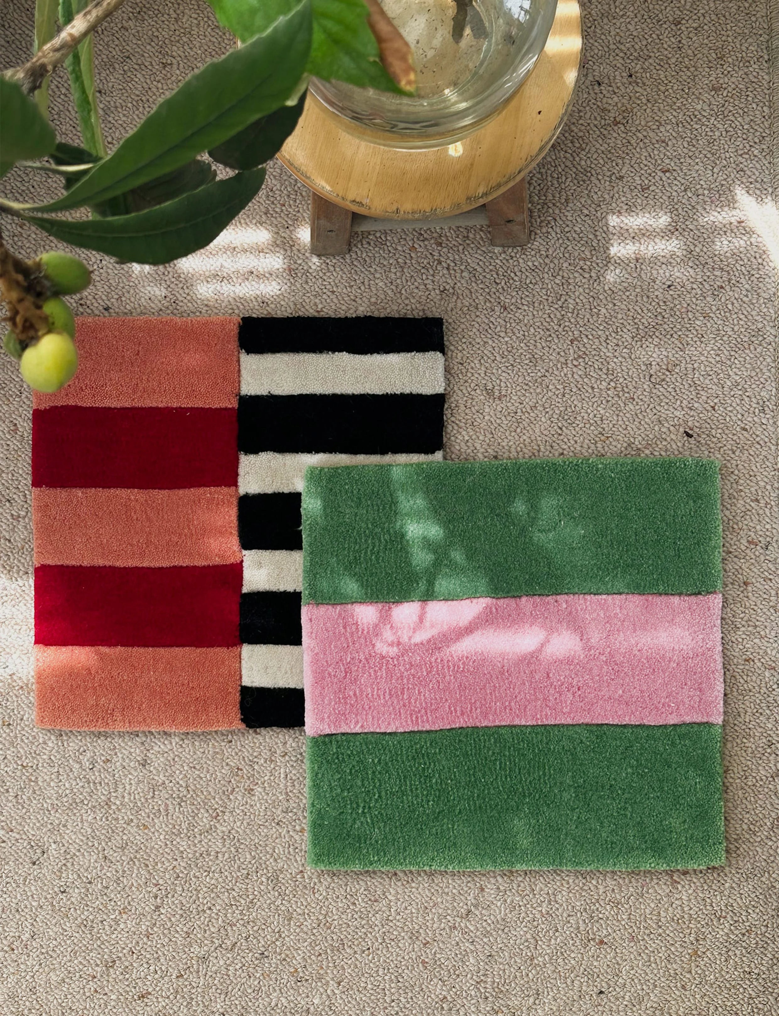 Square Abstract Rugs