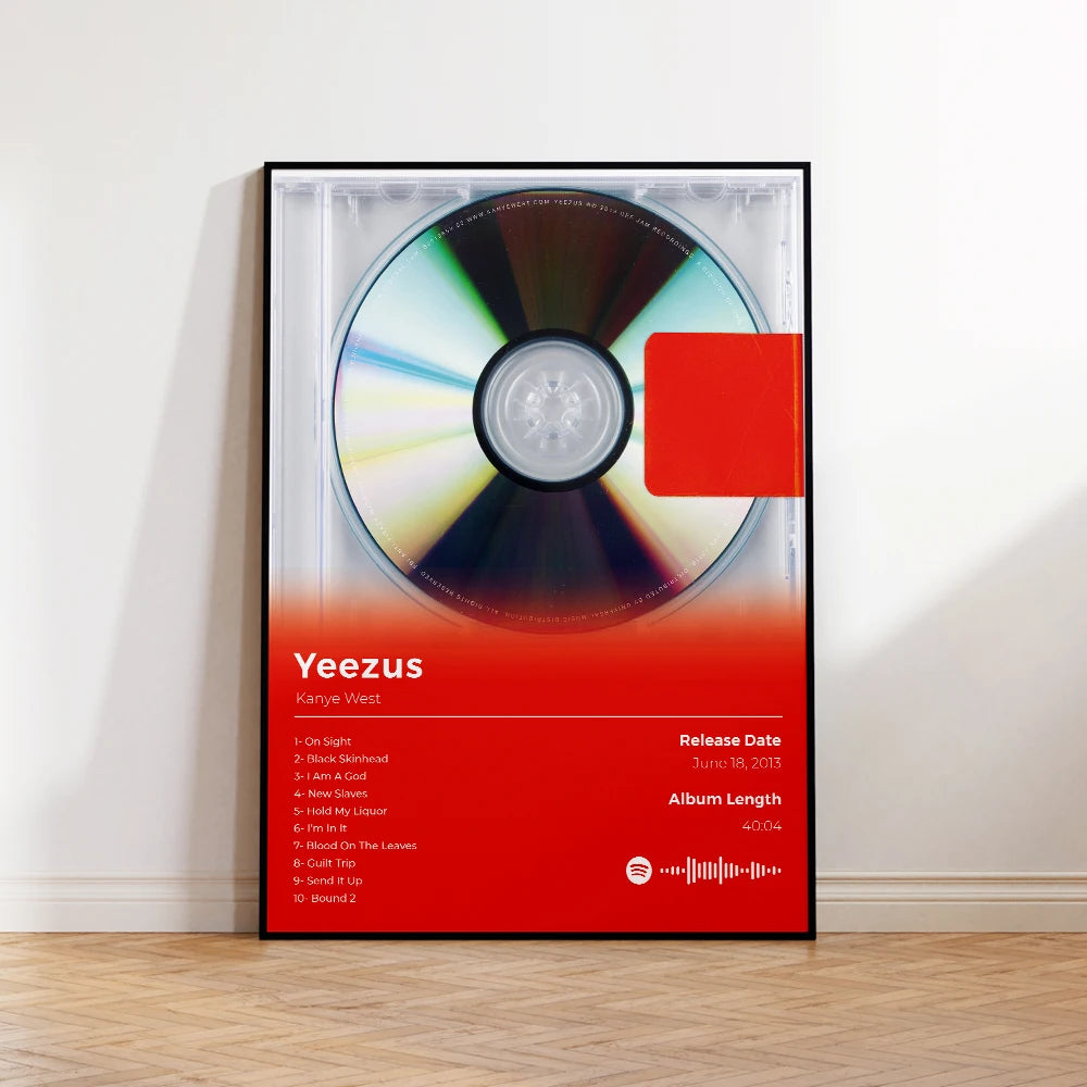 Kanye Tracklist Prints