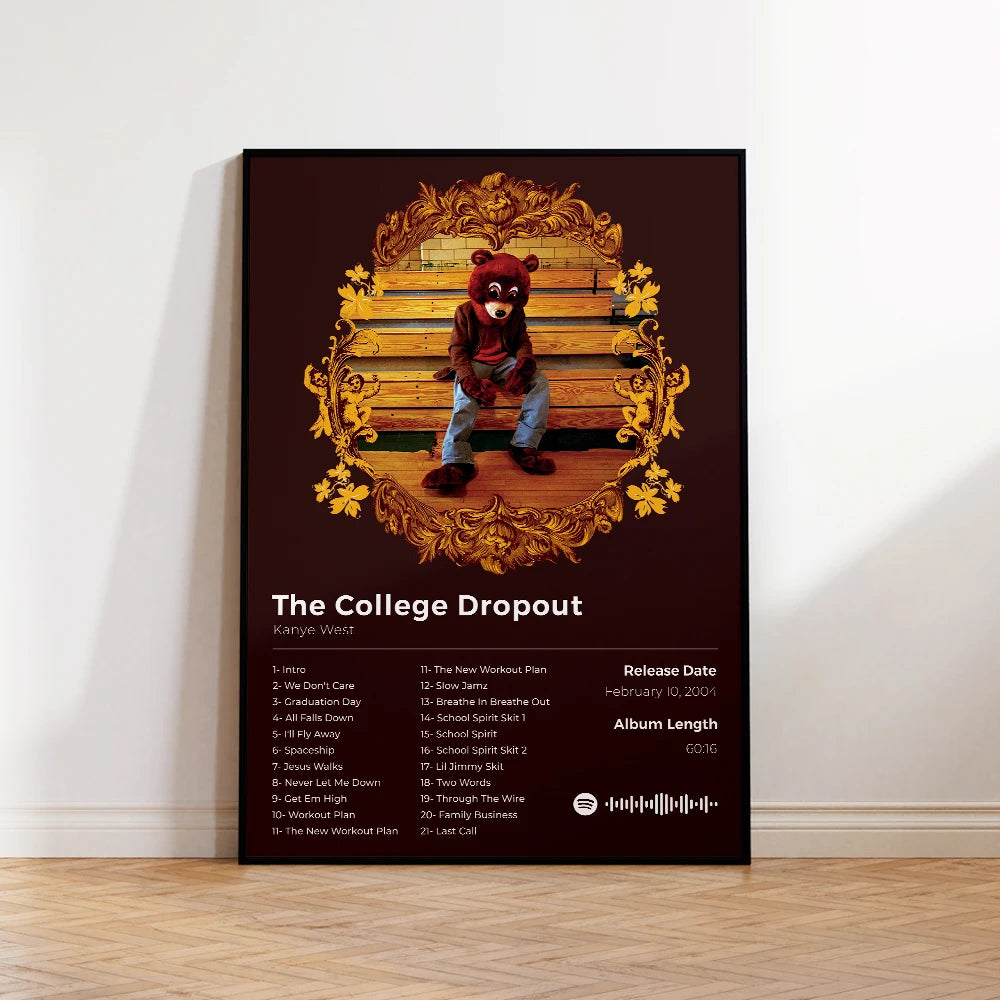 Kanye Tracklist Prints