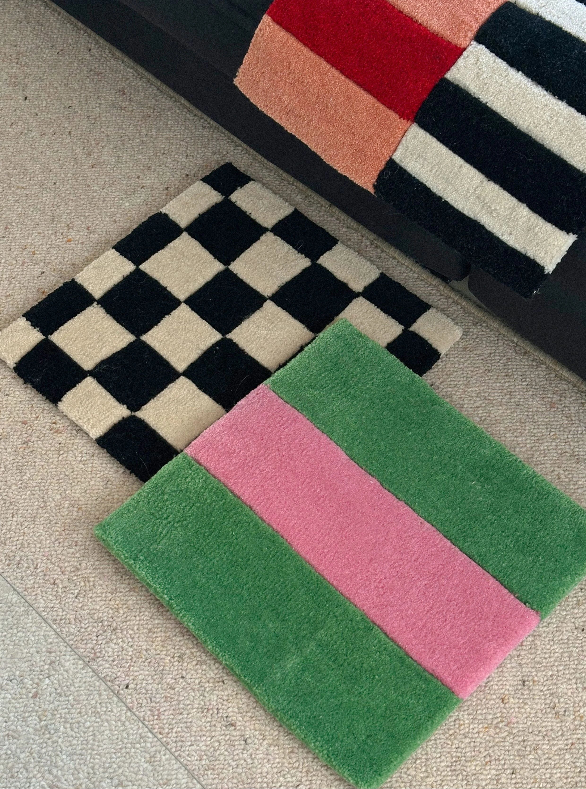 Square Abstract Rugs