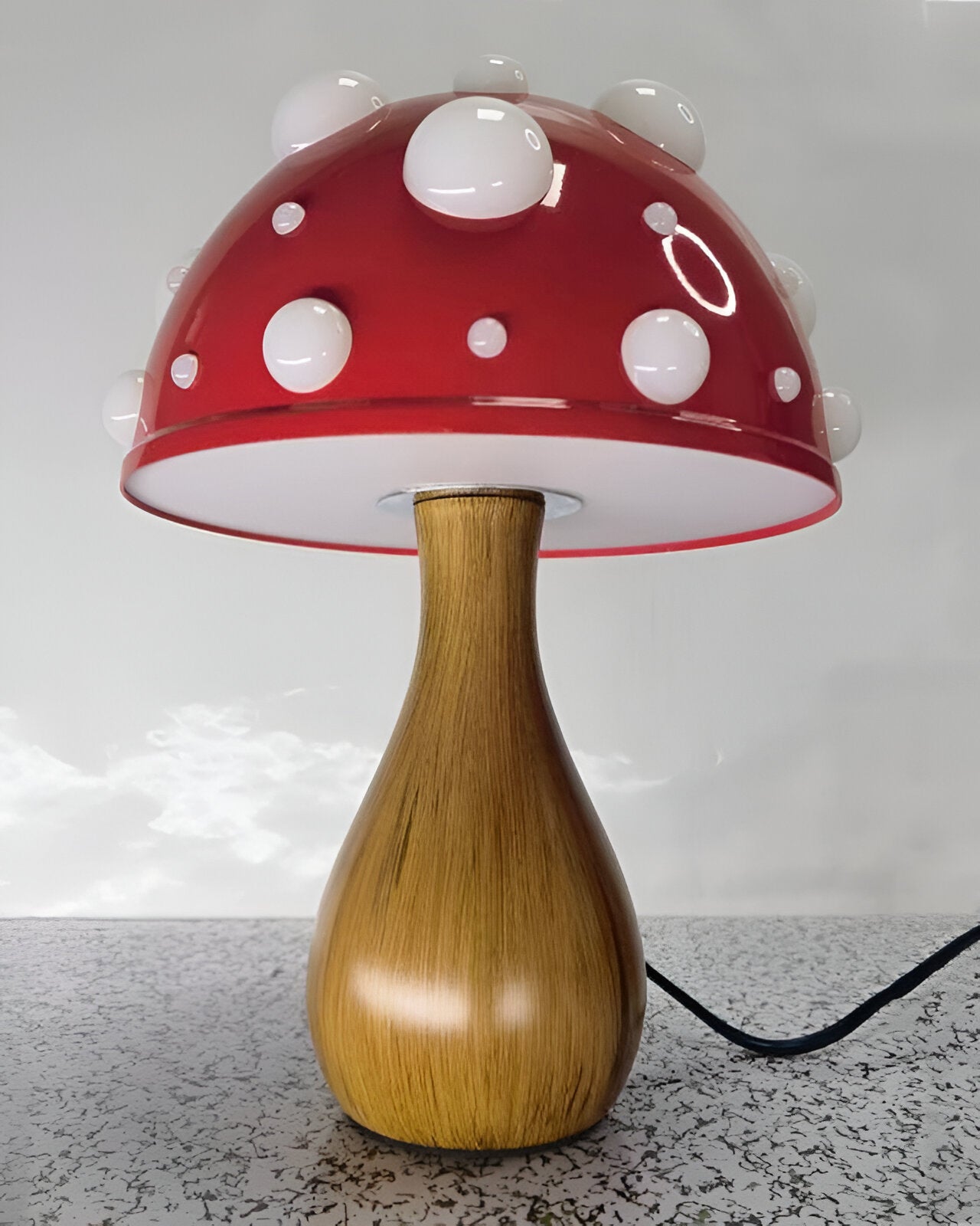 Amanita Mushroom Lamp