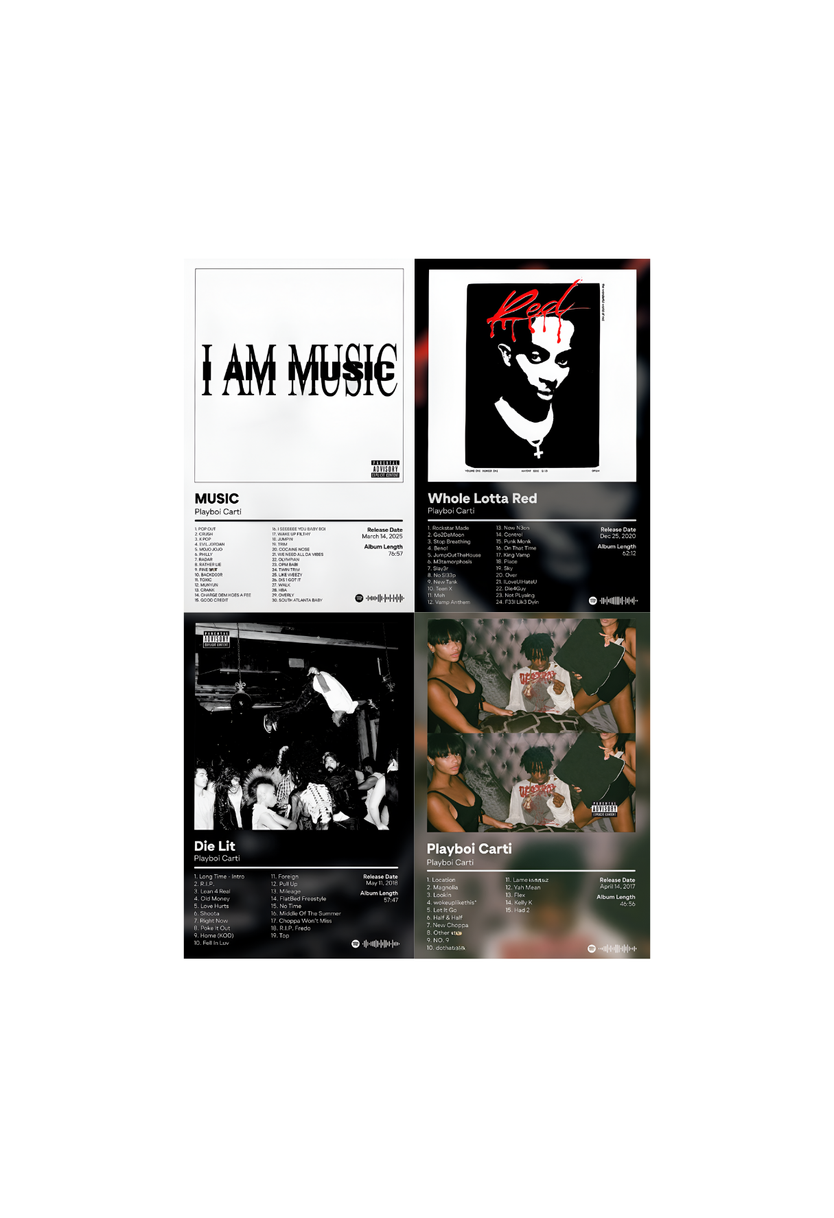 PBC Tracklist Prints
