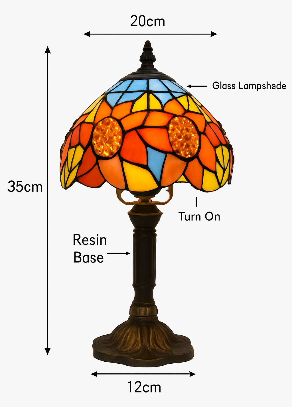 Tiffany Stained Glass Lamp
